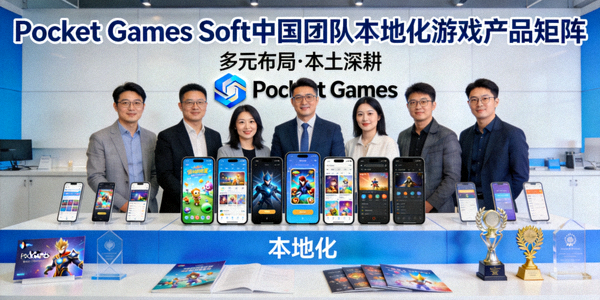 Pocket Games Soft中国团队展示本地化游戏产品矩阵